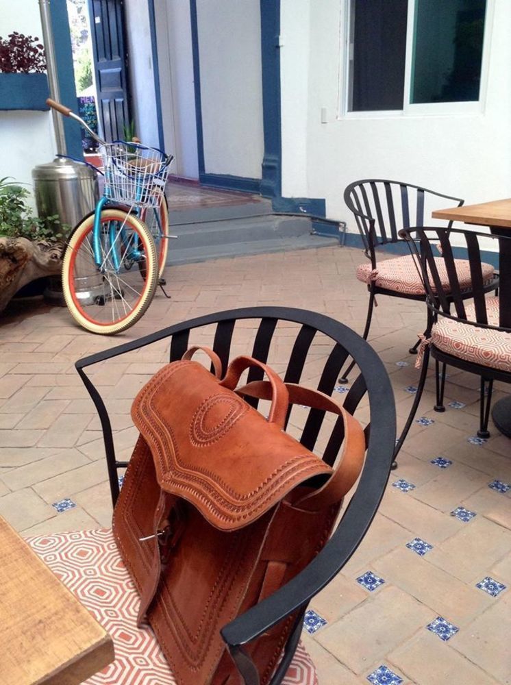 Хостел Blue Bicycle House Керетаро Экстерьер фото
